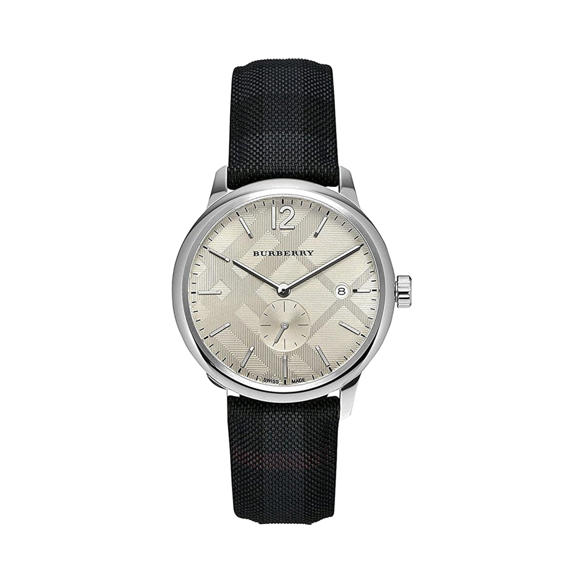 Burberry The Classic Checked Leather Strap Watch
