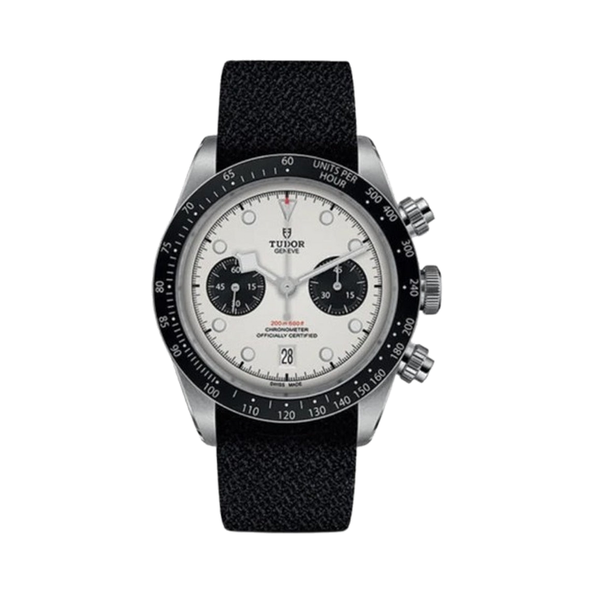 Tudor Black Bay Chrono Strap Black Dial