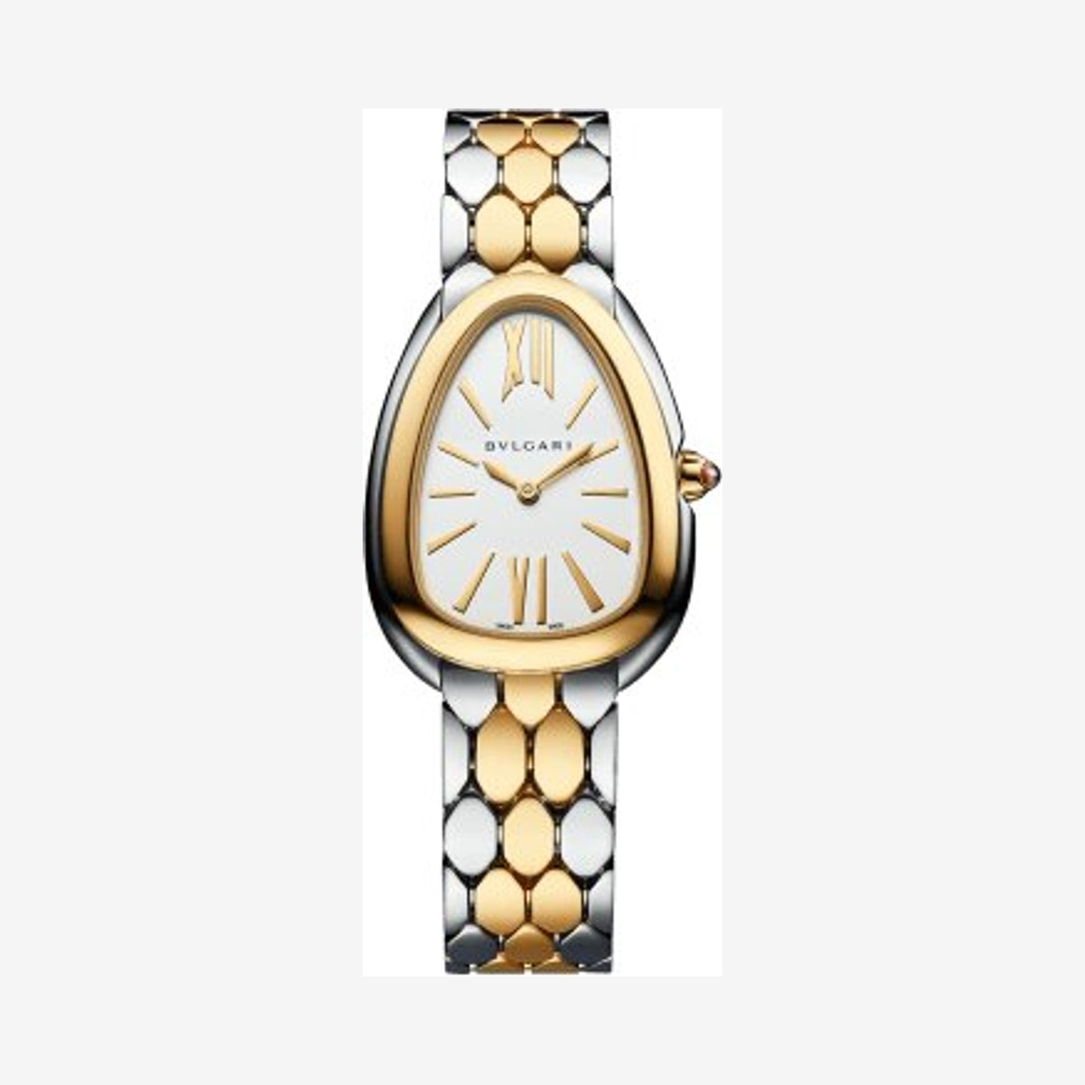 Bvlgari Serpenti Seduttori Stainless Steel 18 kt Yellow Gold Watch