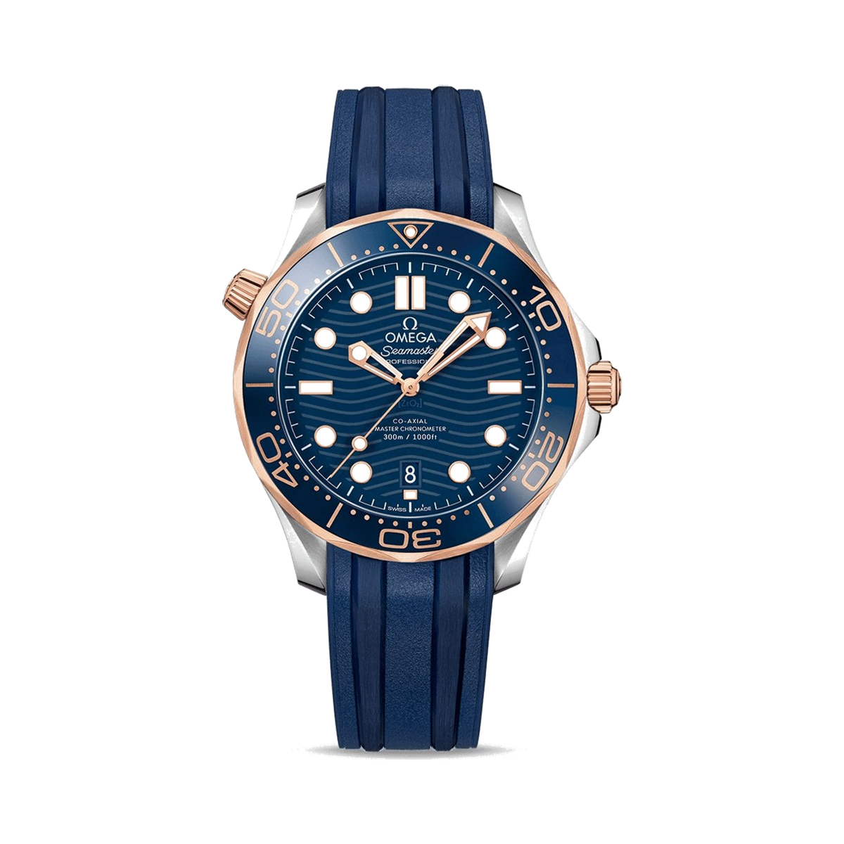 Omega Seamaster Diver 300M Co-Axial Chronometer 42 mm Rubber Strap