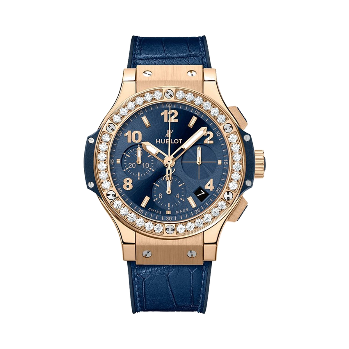 Hublot Big Bang Gold Blue Diamonds 41 mm