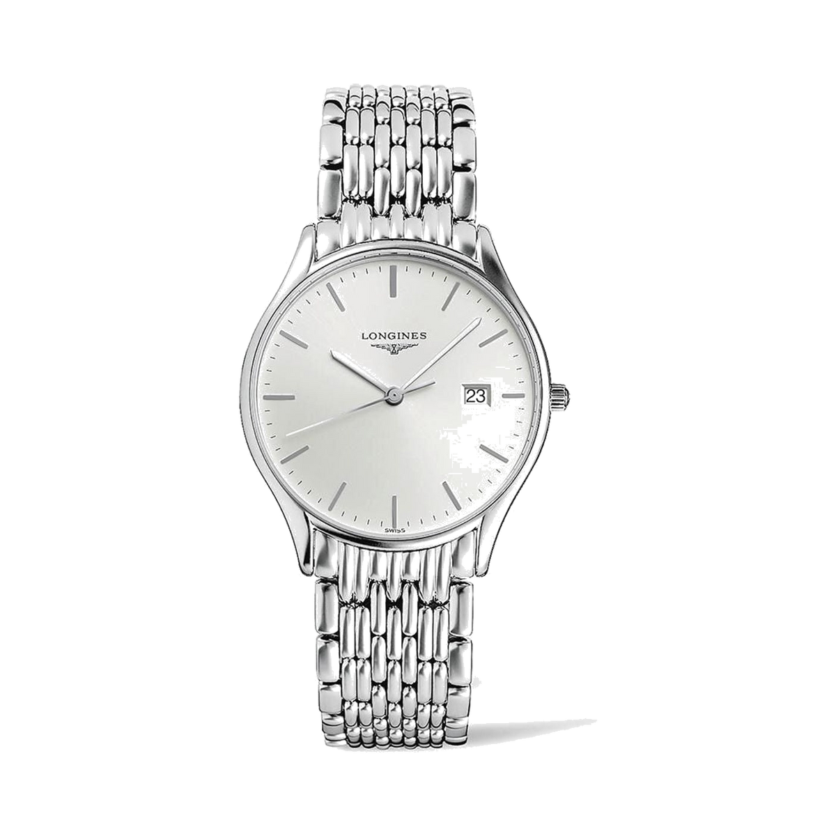 Longines - Lyre 38.5 Automatic Stainless Steel / Silver / Bracelet watch