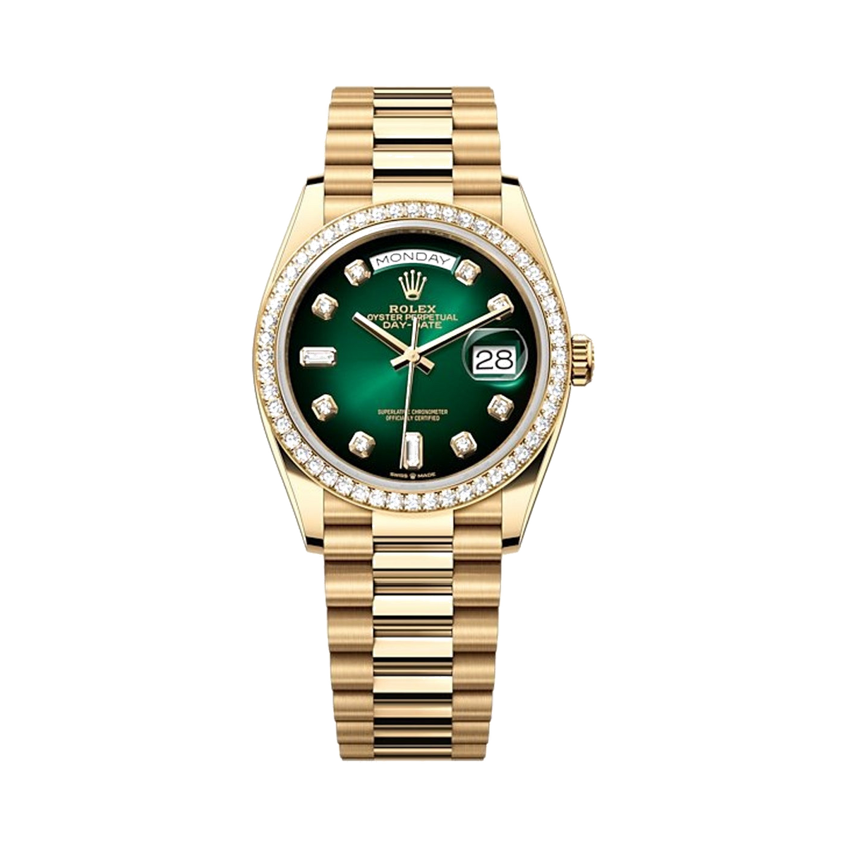 Rolex Oyster Perpetual Day-Date 36 in 18 kt Yellow Gold Men's Watch