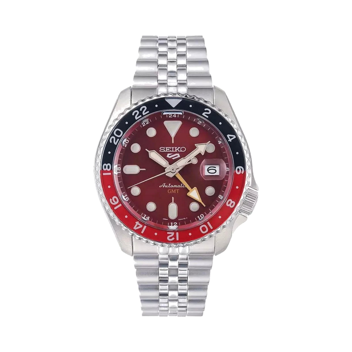 Seiko 5 Sports Automatic GMT Passion Red Limited Edition 1000pcs Watch SSK031K1