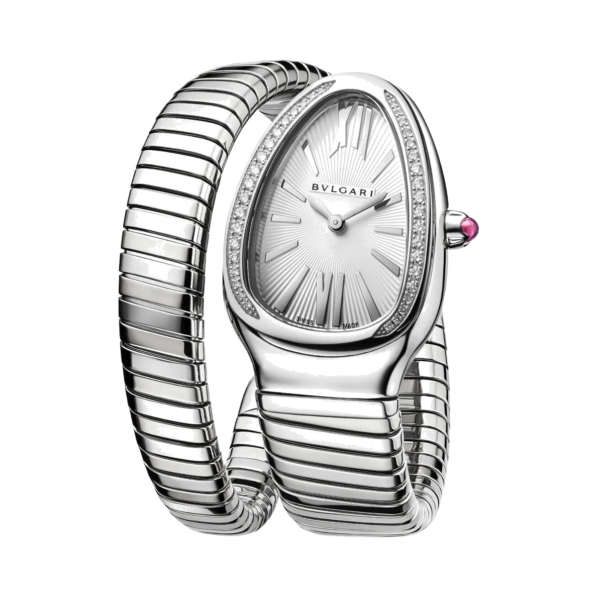 Bvlgari Serpenti Single Spiral Strap silver opaline dial 2026