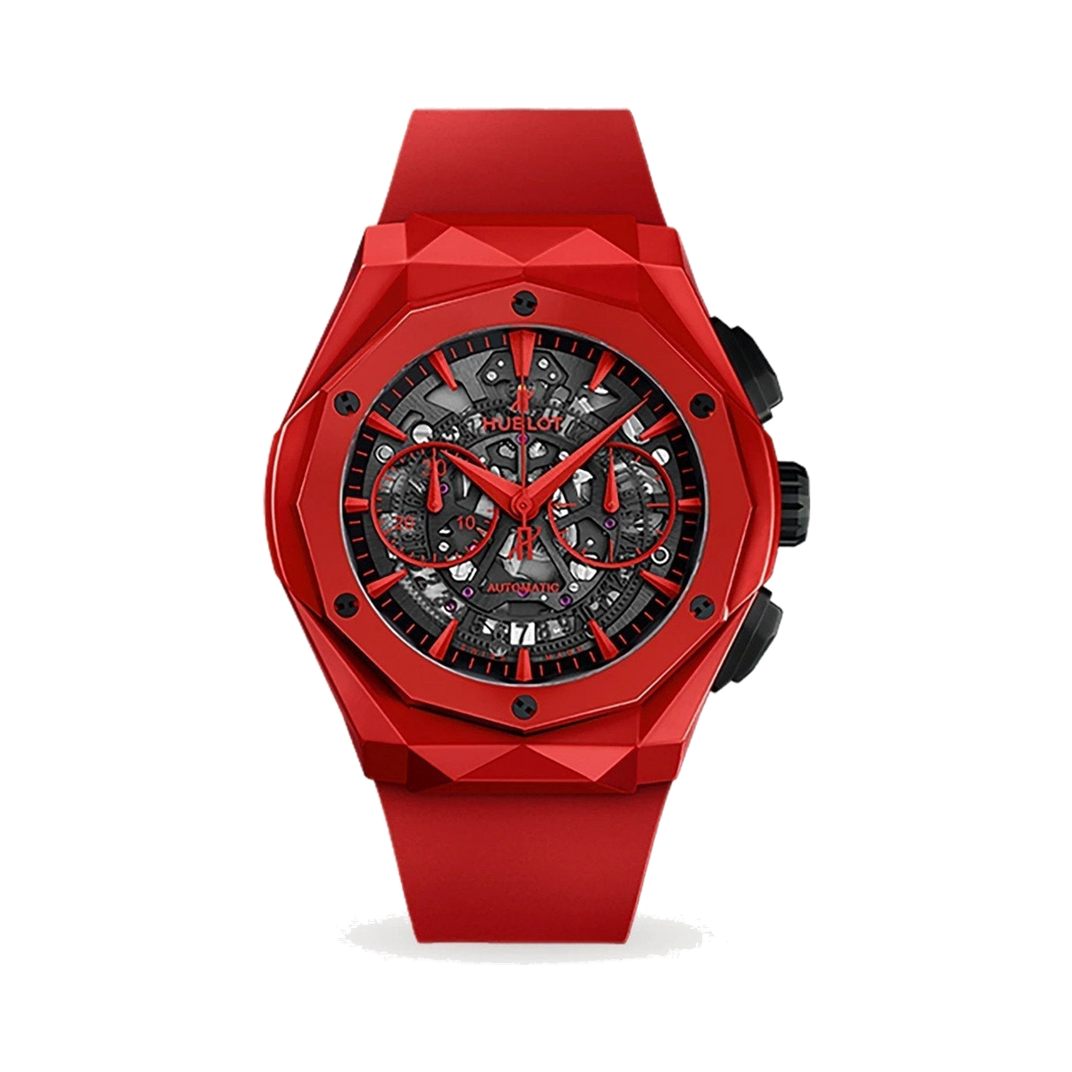 New Hublot Classic Fusion Aerofusion Chronograph Orlinski Red Ceramic 45 mm Limited Edition