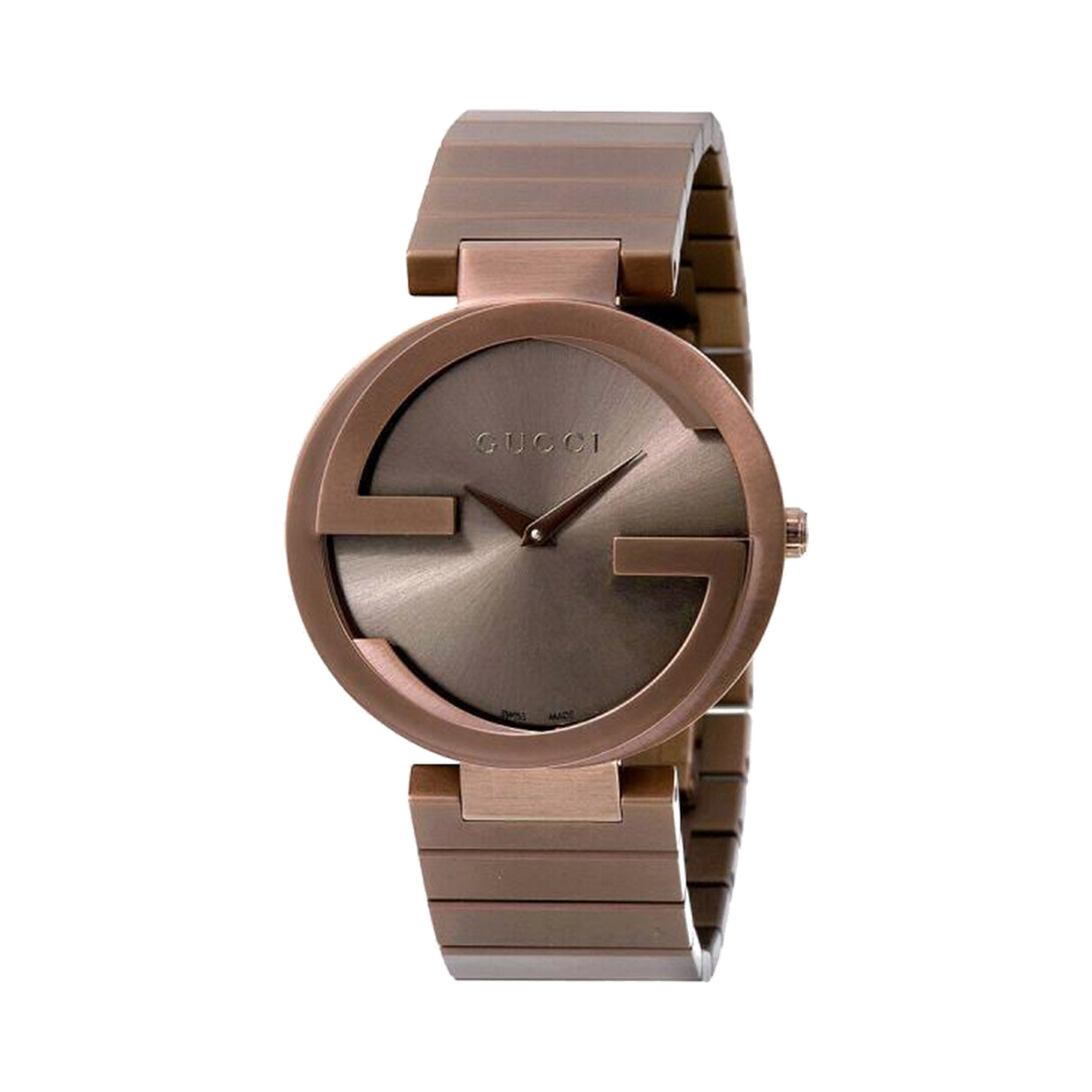 Gucci Interlocking Brown PVD Wristwatch