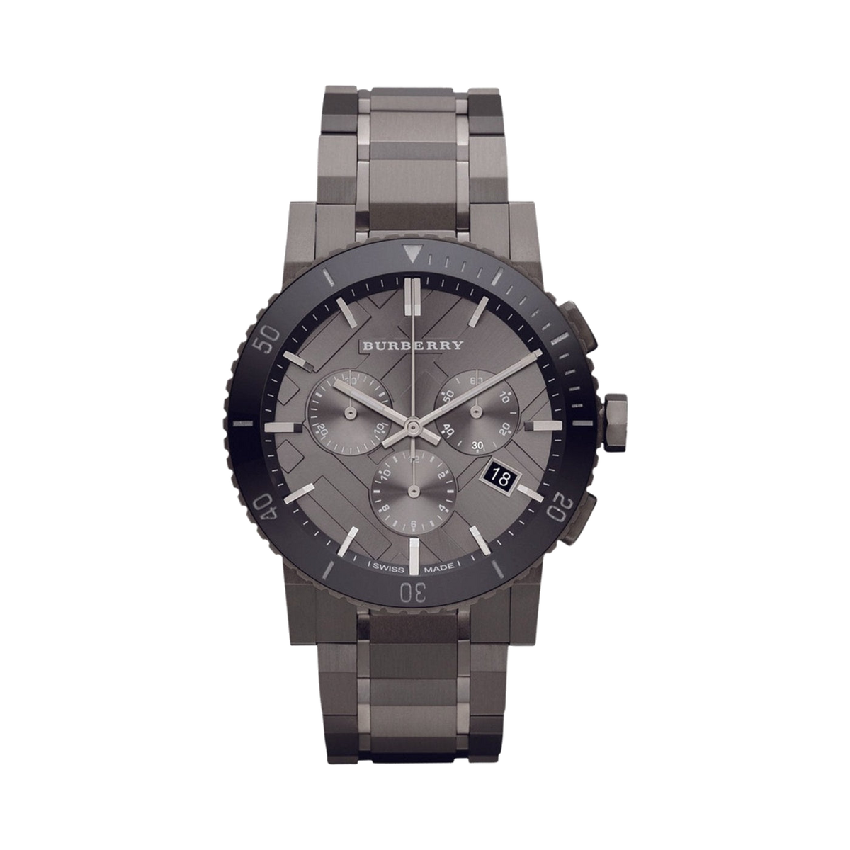 Burberry Gunmetal 42 mm Chronograph Wristwatch