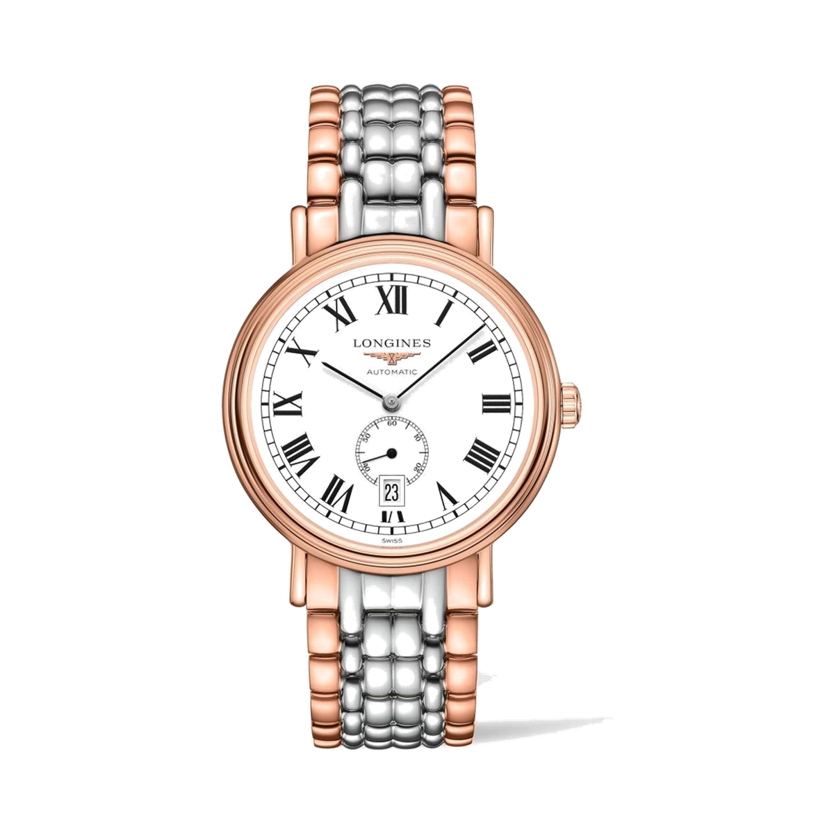 Longines Pvd Automatic White Dial Men's Watch