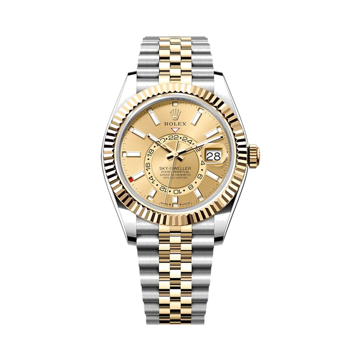 Rolex Sky-Dweller 42 mm Oyster Perpetual Yellow Gold Men's Watch NEW 2026