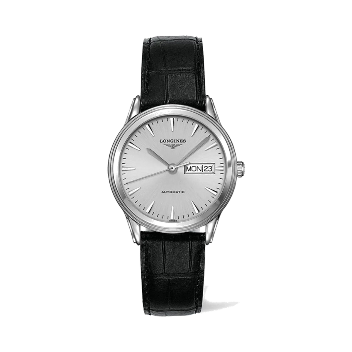 Longines Flagship Silver colored/Leather Ø38.5 mm watch