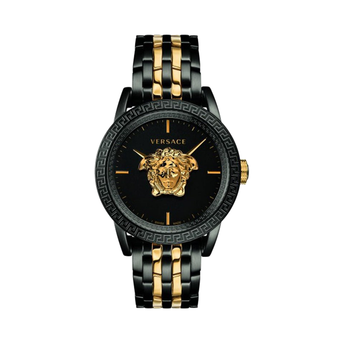 Versace Plazzo Empire Black and Gold 45 mm Watch