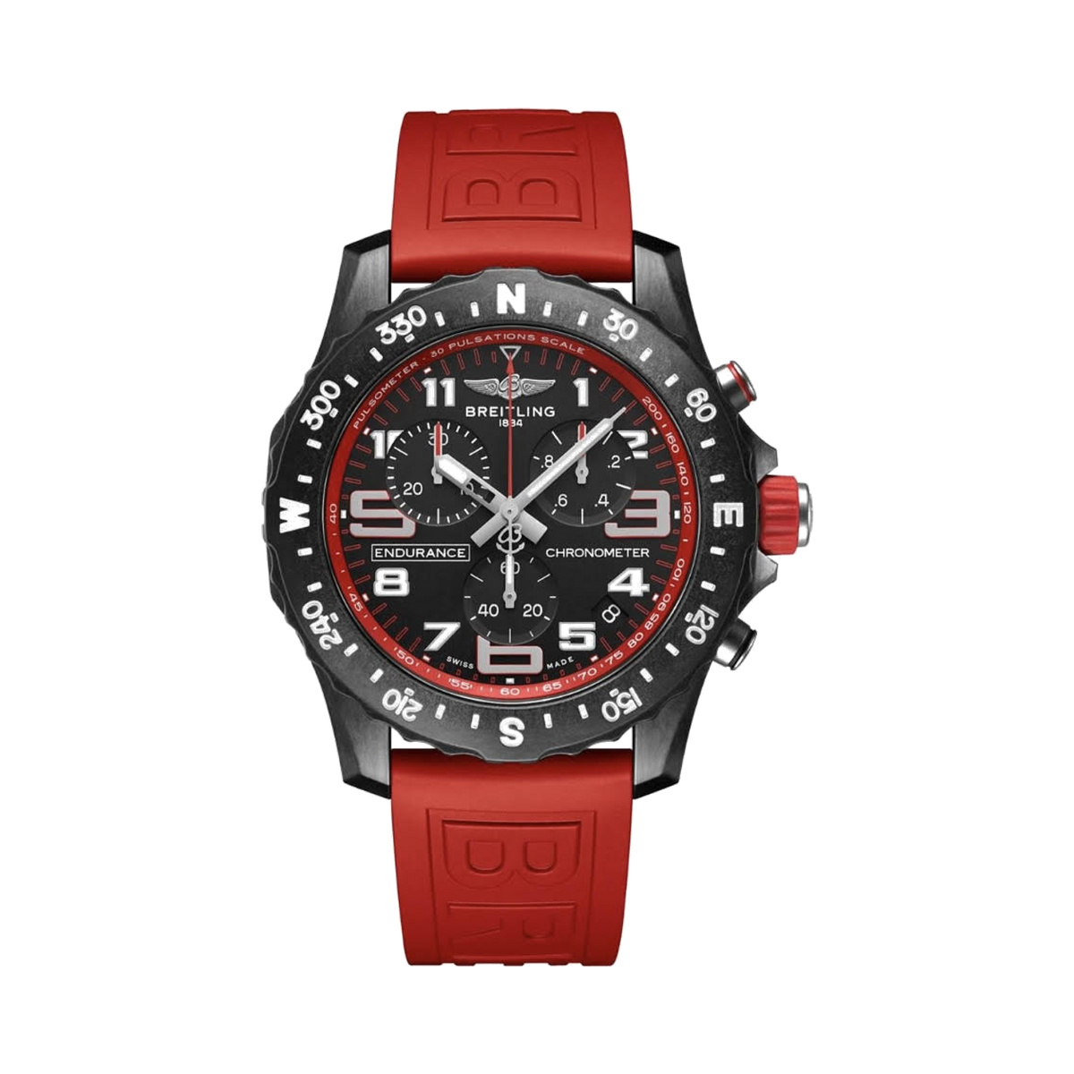 Breitling Endurance Pro Chronograph Quartz Black Dial Men's Watch - Lc Watches