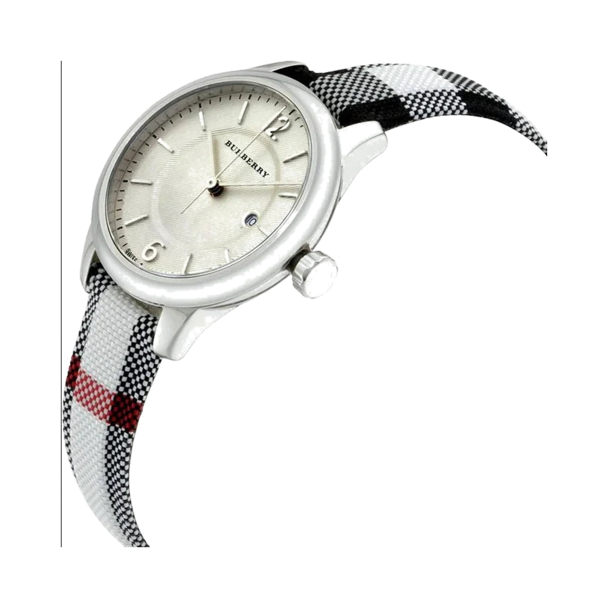 Burberry Ladies Watch The Classic Horseferry 32mm Silver - Lc Watches