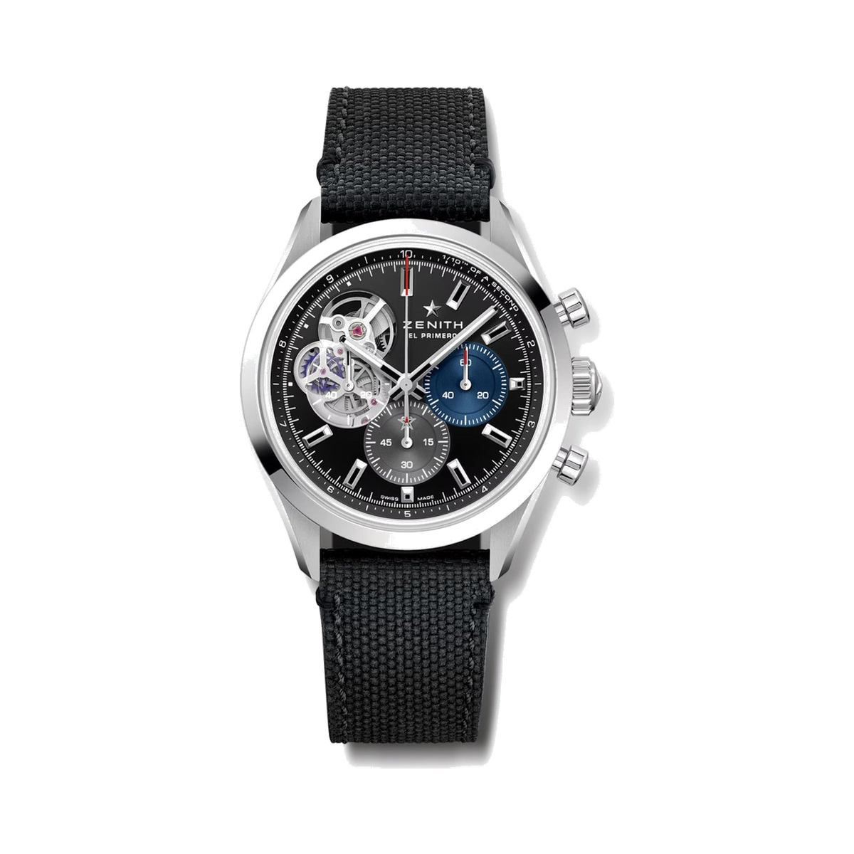 Zenith CHRONOMASTER Open Automatic Black Dial Stainless Steel Men's Watch