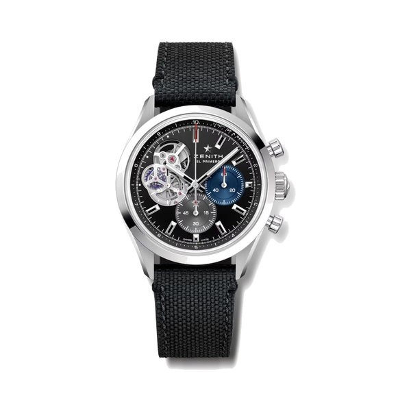 Zenith CHRONOMASTER Open Automatic Black Dial Stainless Steel Men's Watch