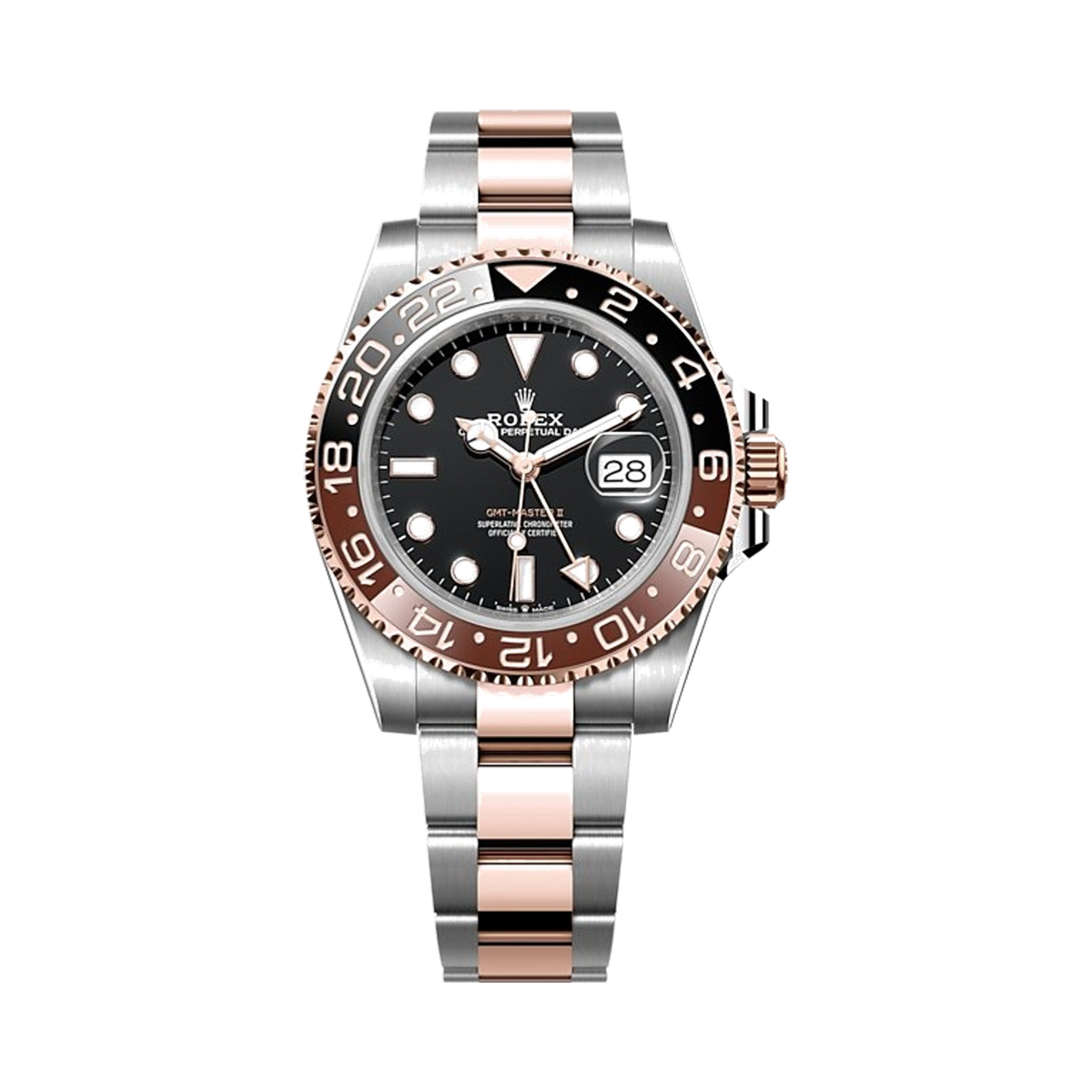 Rolex GMT-Master II Gold Steel Men's Watch New 2024