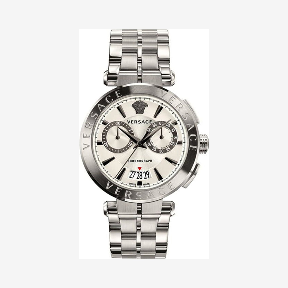 Versace Aion 45mm Silver Stainless-steel Wristwatch