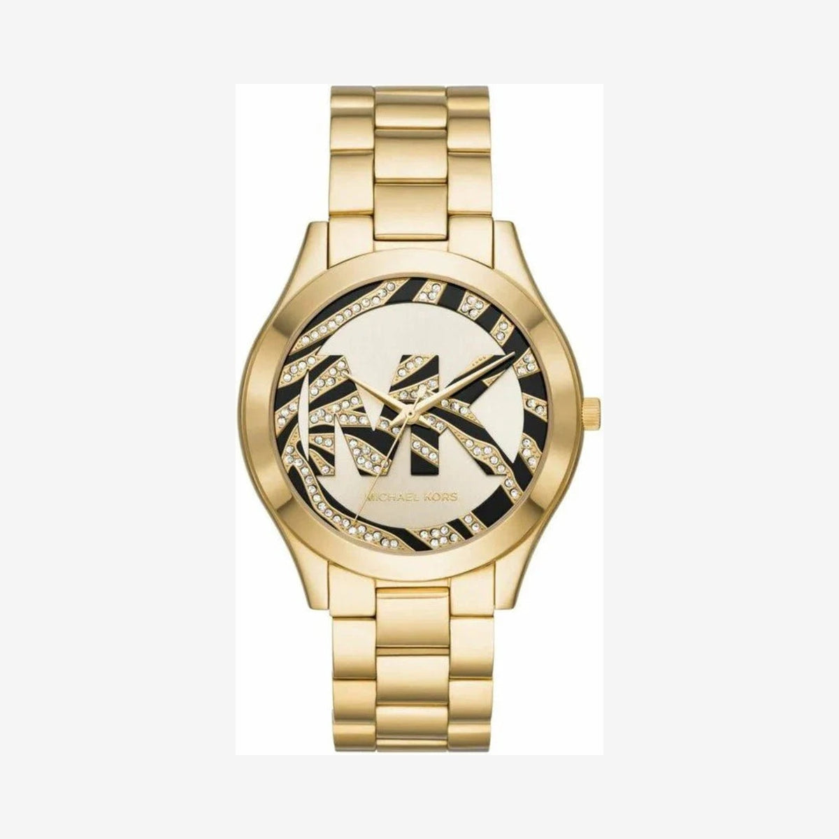 Michael Kors Ladies Watch Slim Runway 42mm Gold