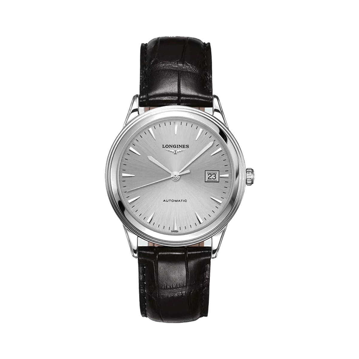Longines Flagship Silver colored/Leather watch