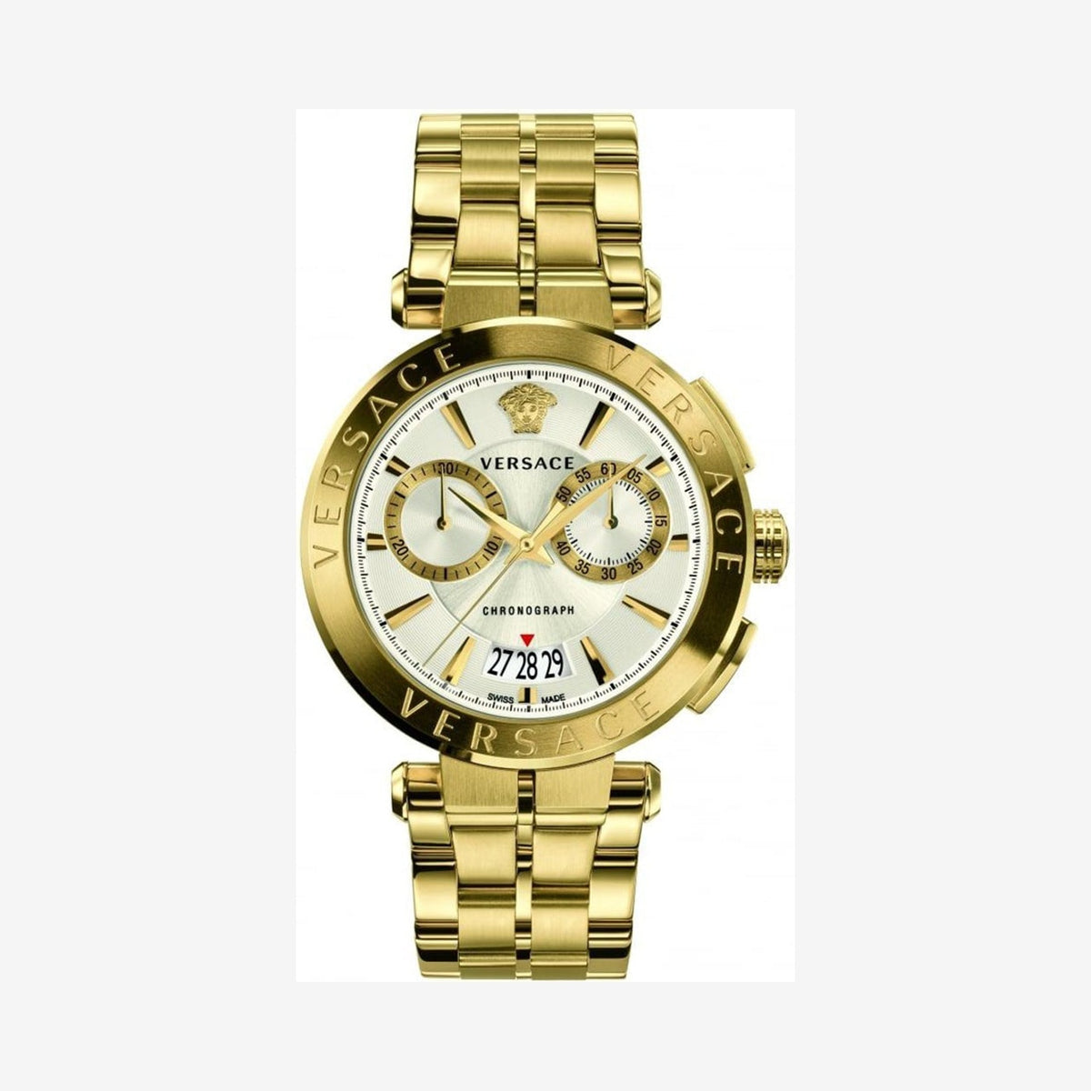 Versace Aion Gold 45 mm Chronograph Wristwatch
