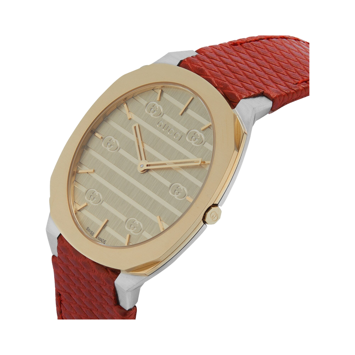Gucci Gucci 25H Quartz Gold 34mm Women Watch - Lc Watches