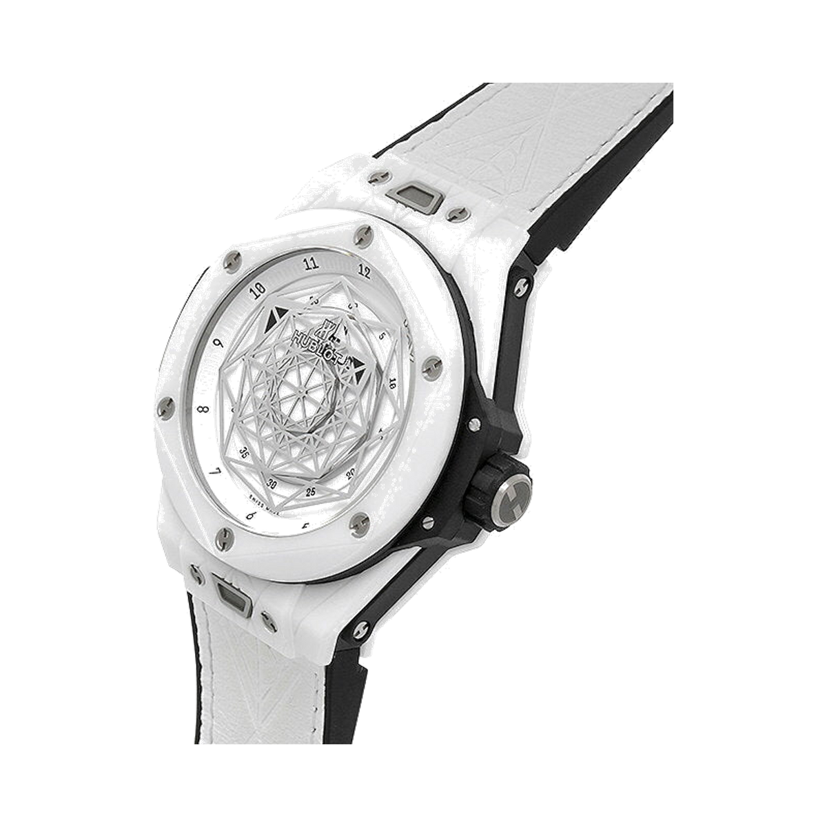 Hublot Big Bang Unico Sang Bleu Ceramic White 45 mm - Lc Watches