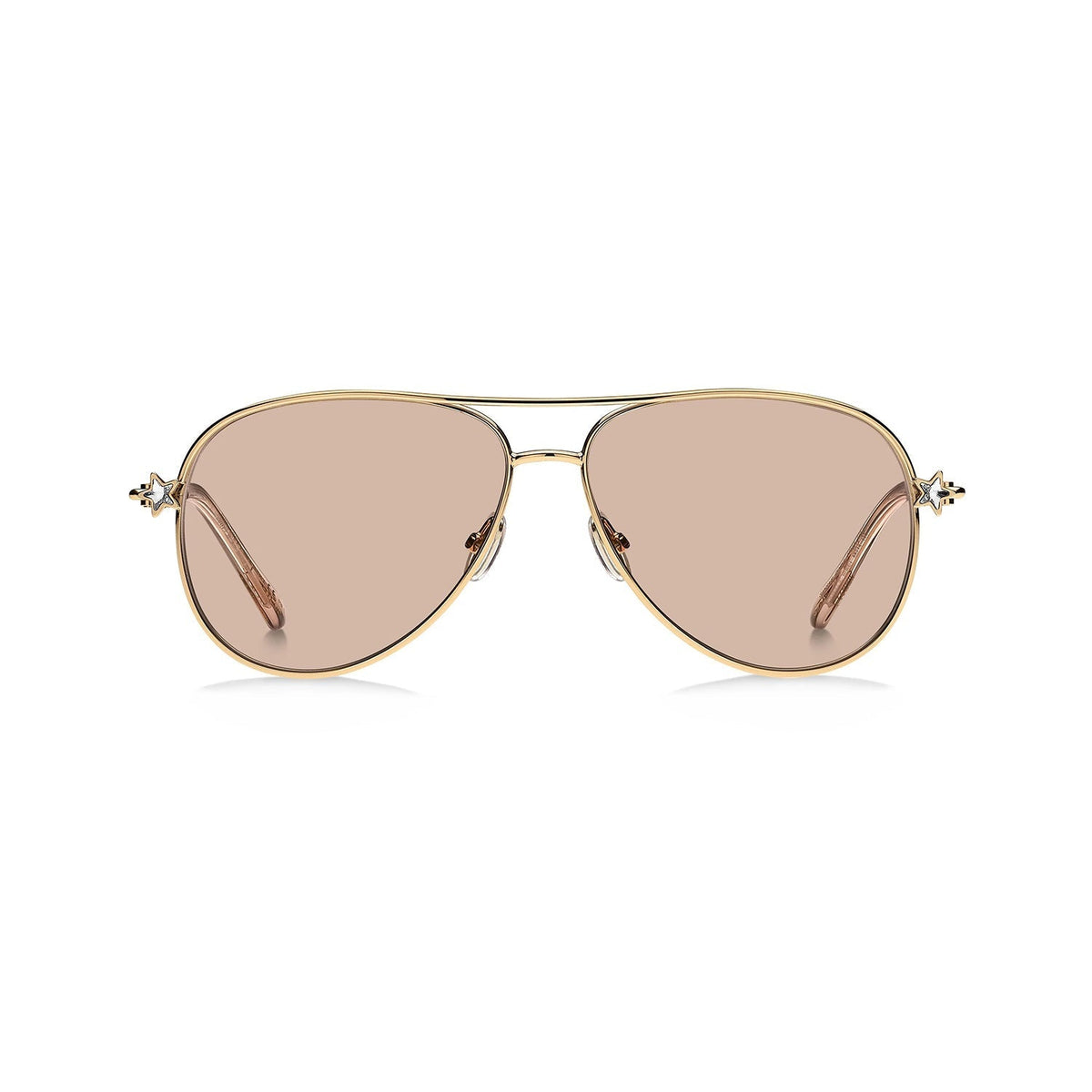 Jimmy Choo SANSA/S Rose Gold Aviator Sunglasses - Lc Watches