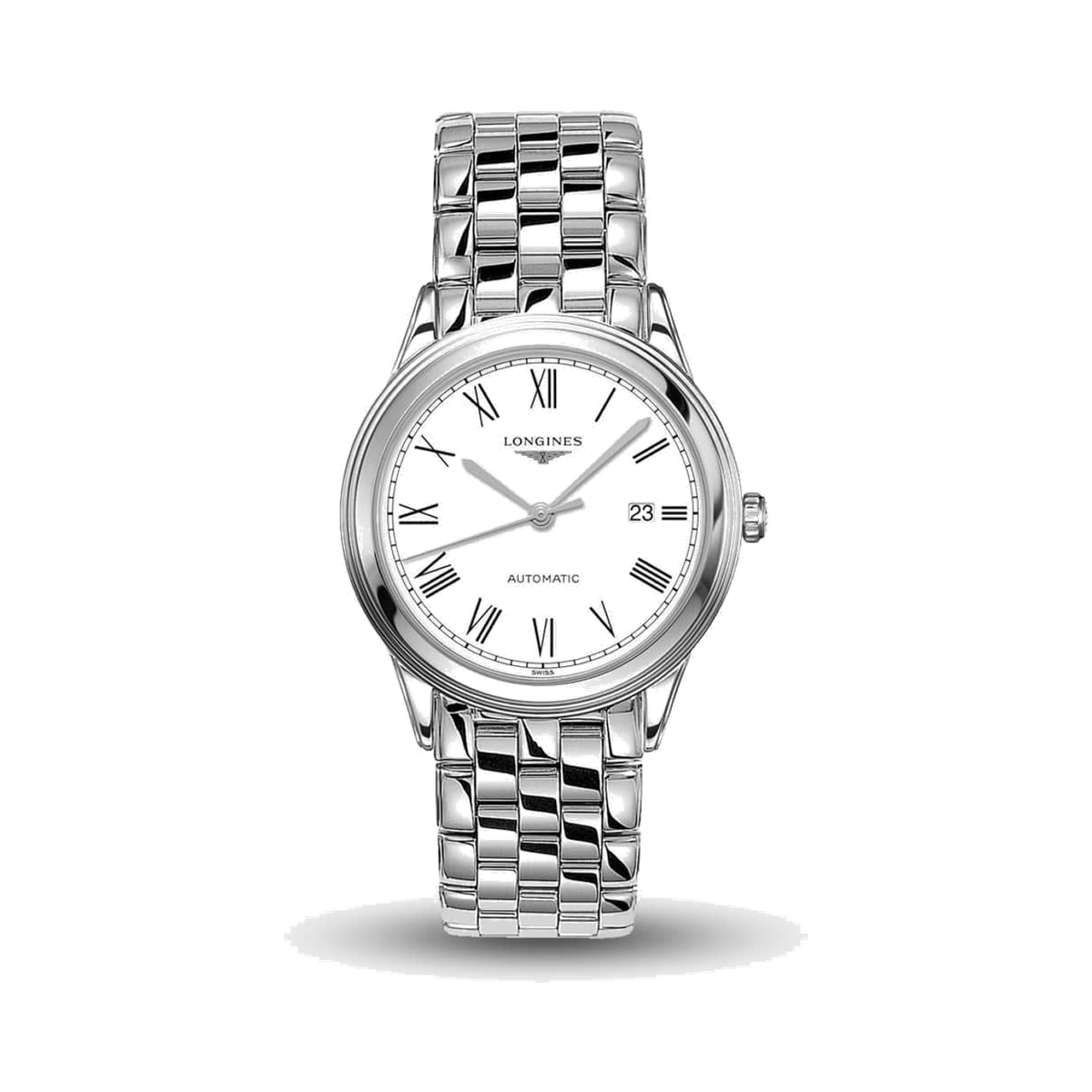 Longines Flagship Automatic White Dial Stainless Steel Men's Watch L4.974.4.11.6 - Lc Watches