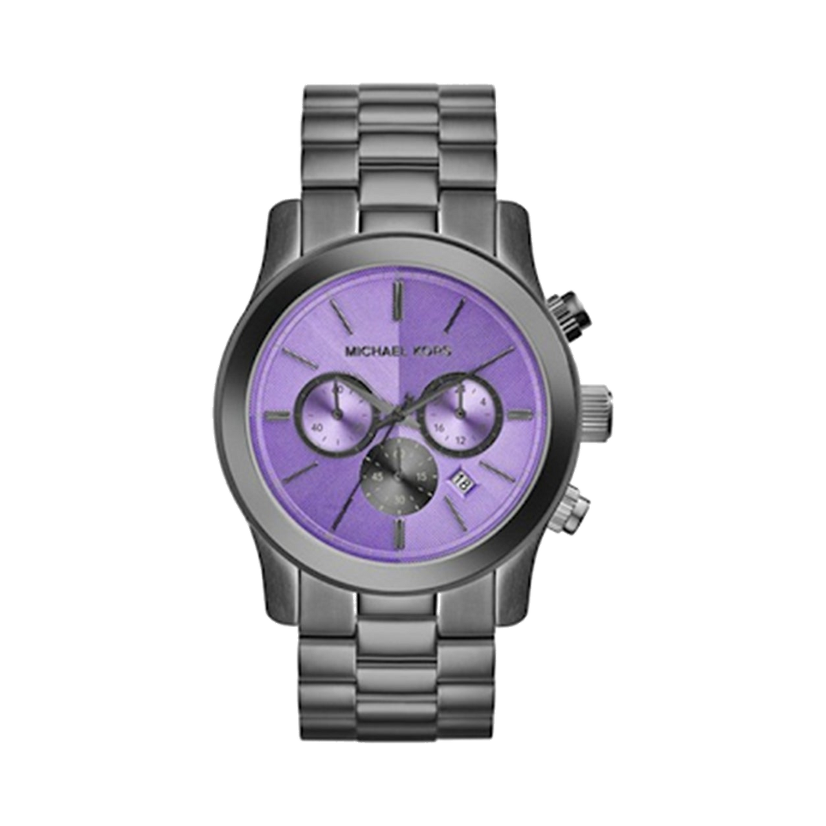 Michael Kors 45 mm Polished Gunmetal Chronograph - Lc Watches
