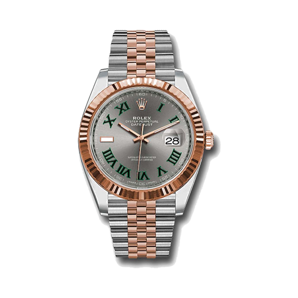 Rolex Datejust 41 Oystersteel and Everose gold Jubilee Men's Watch 2024 - Lc Watches