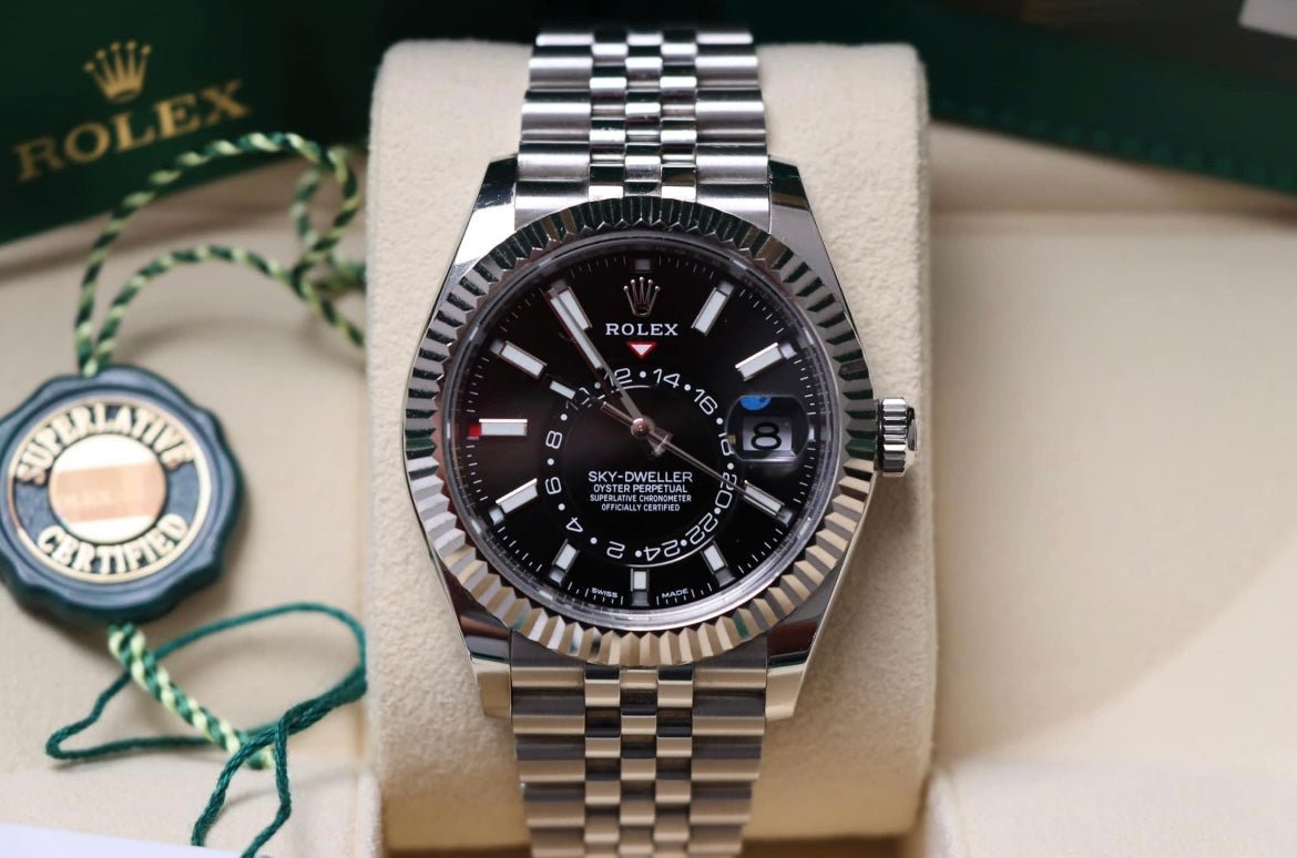 Rolex Sky - Dweller 42 mm Black Dial Men's Watch - Lc Watches