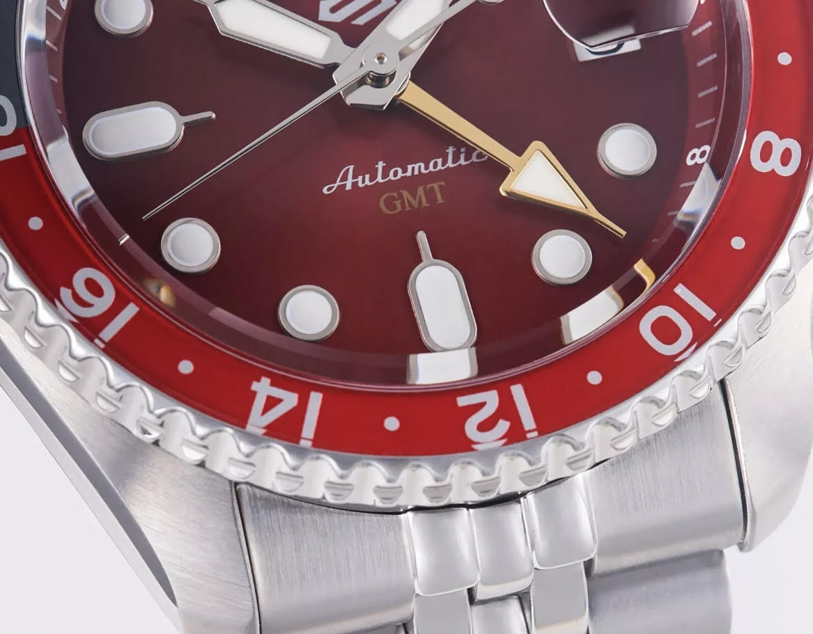 Seiko 5 Sports Automatic GMT Passion Red Limited Edition 1000pcs Watch SSK031K1