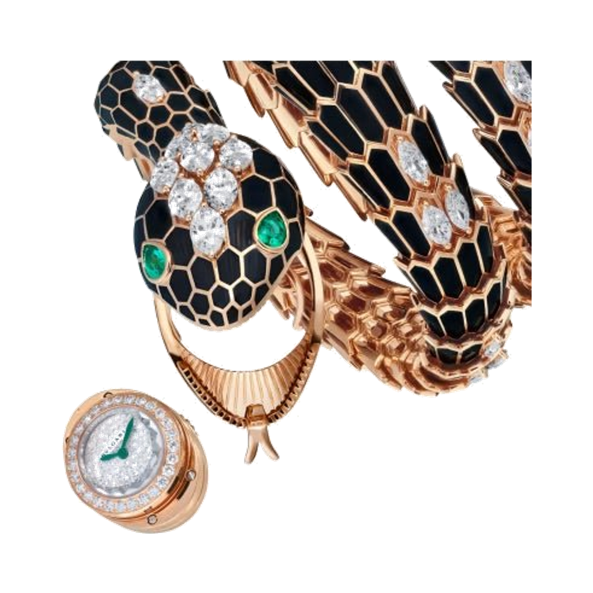 Serpenti Misteriosi High Jewellery Watch With Navette Diamonds - Lc Watches