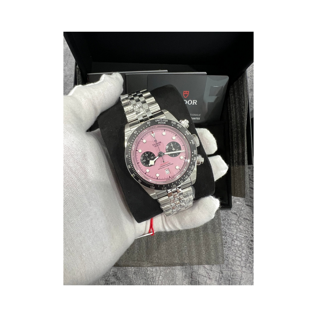 Tudor Black Bay Chrono Pink Dial - Lc Watches