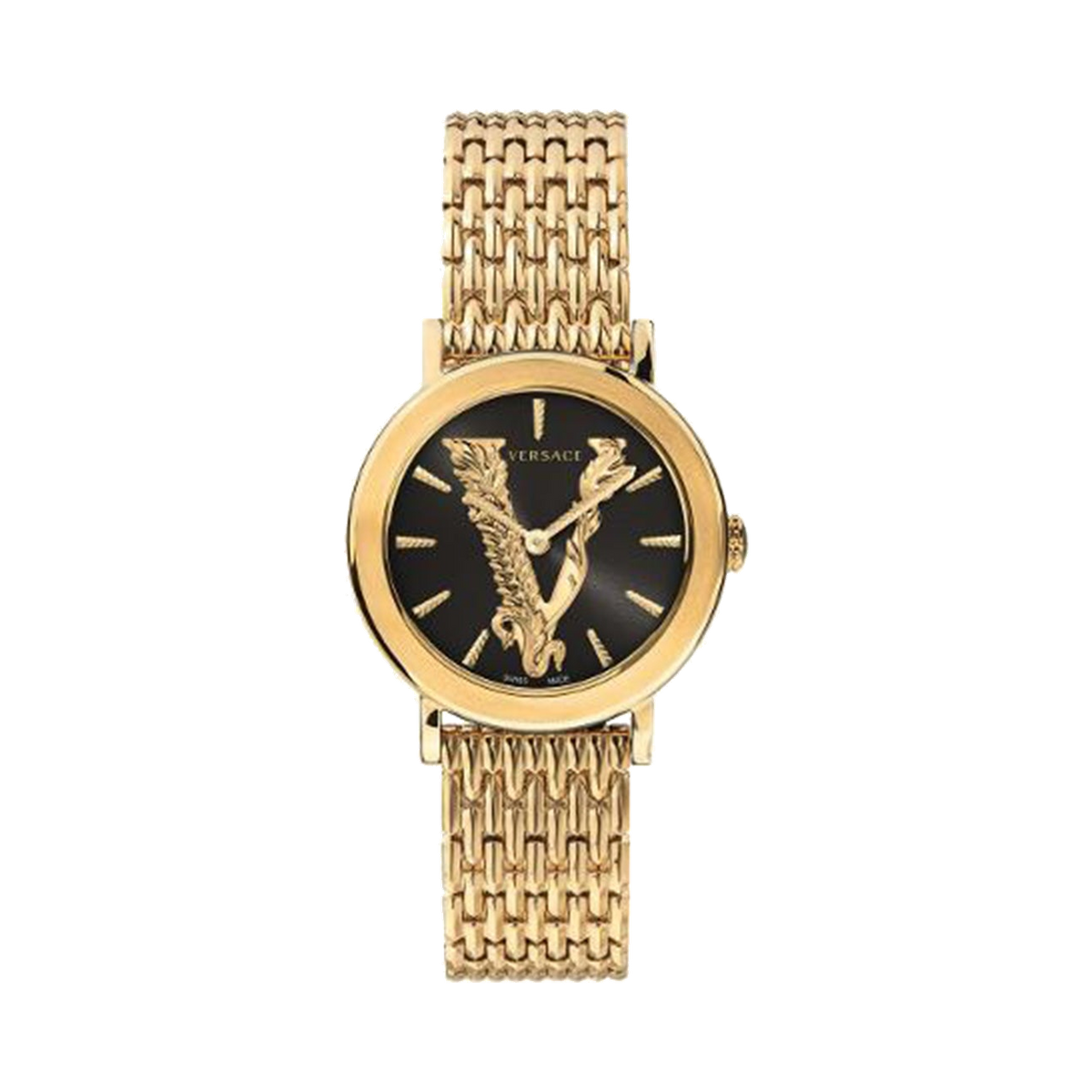 Versace Virtus Gold 36 mm Wristwatch - Lc Watches